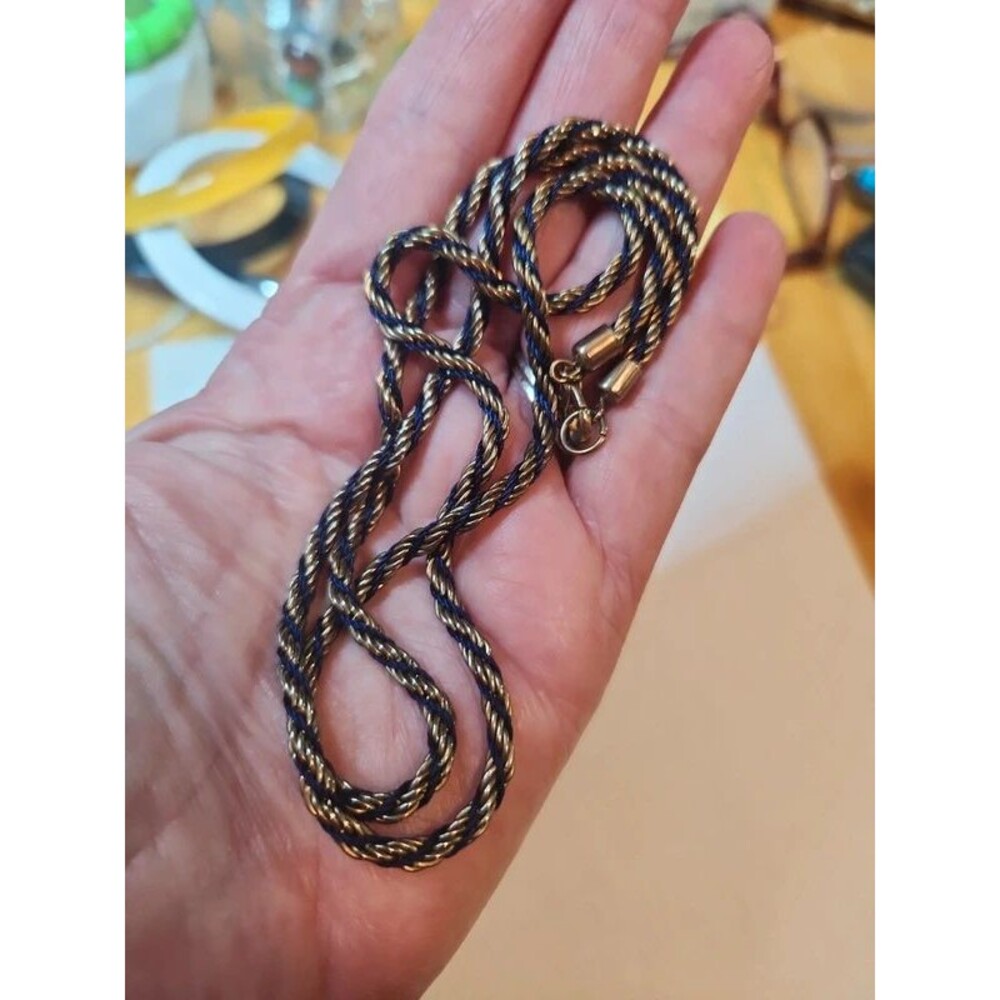 Vintage Two Tone Rope Chain - Picture 7 of 7